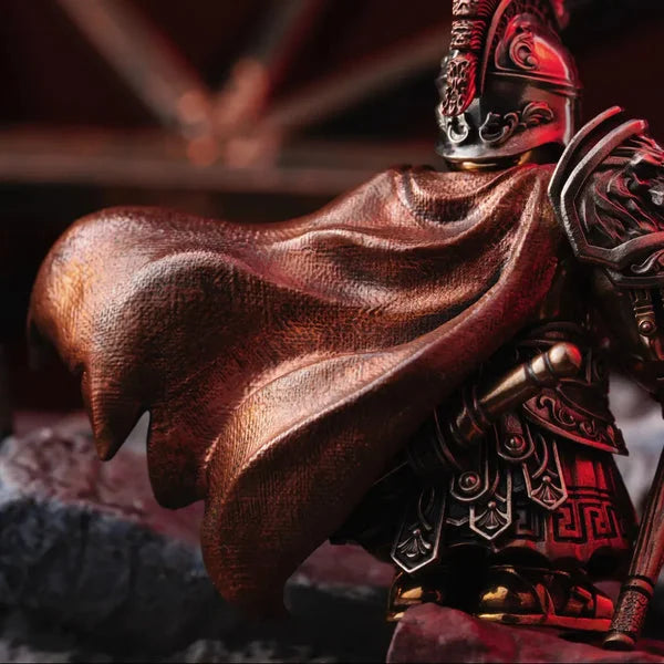 Spartan Magnetic Detachable Medieval Bronze Copper Collectible Figurine – Mini Armor Warrior