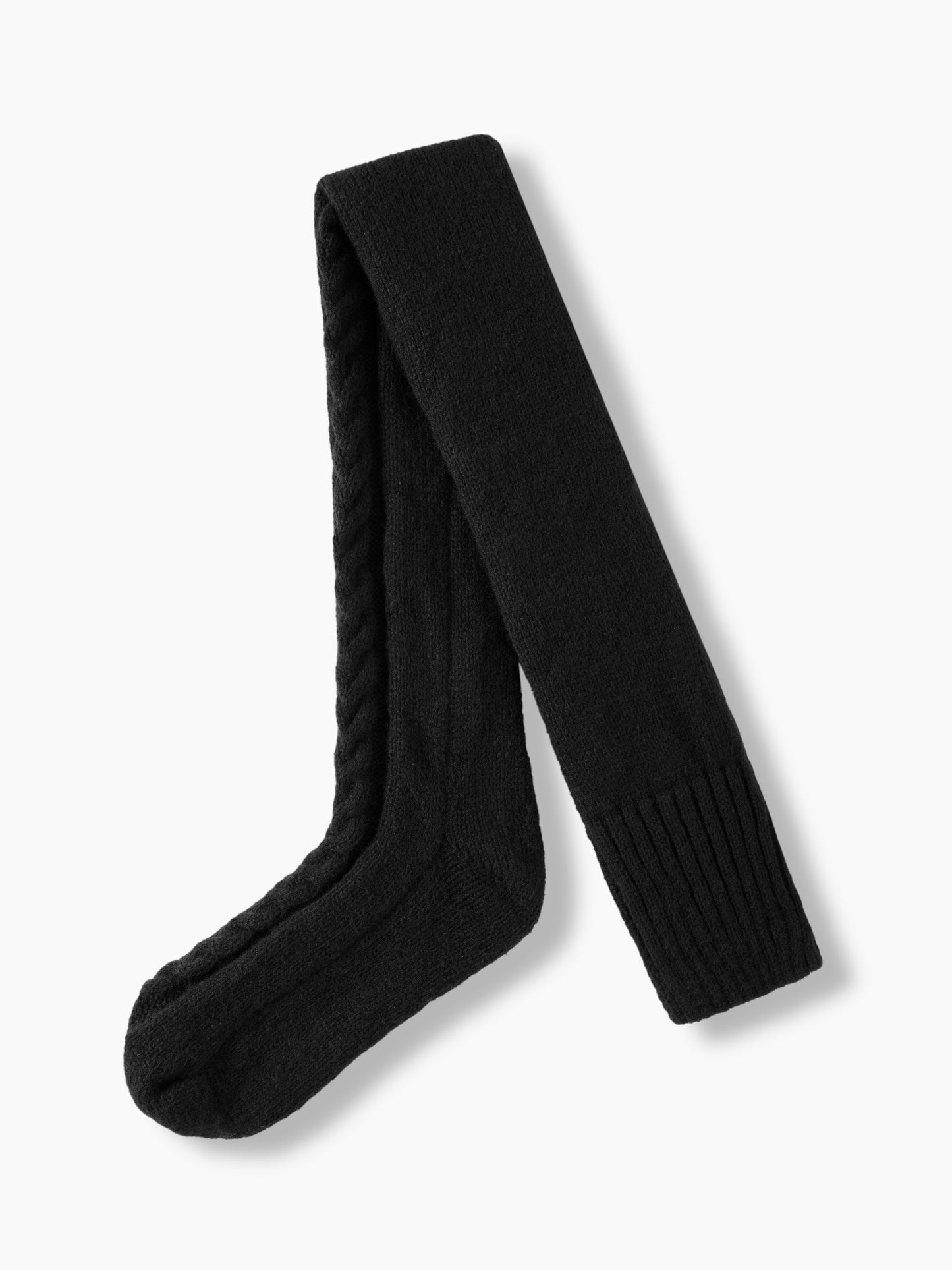 Women's Knit Thick Mohair Knitted Over The Knee Socks – Thick Warm Winter Cable Knit Cozy Boot Socks for Cold Weather