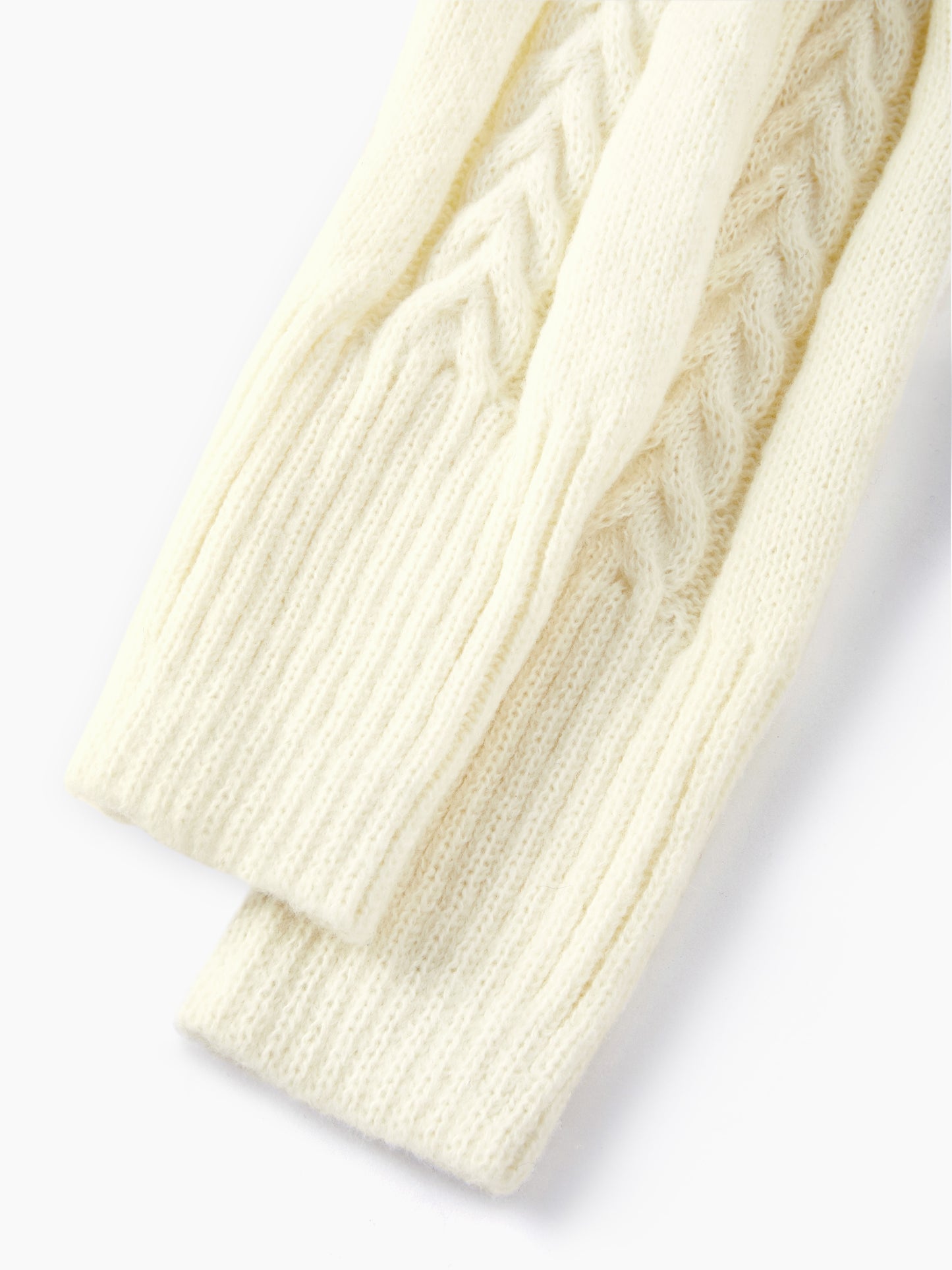 Women's Knit Thick Mohair Knitted Over The Knee Socks – Thick Warm Winter Cable Knit Cozy Boot Socks for Cold Weather