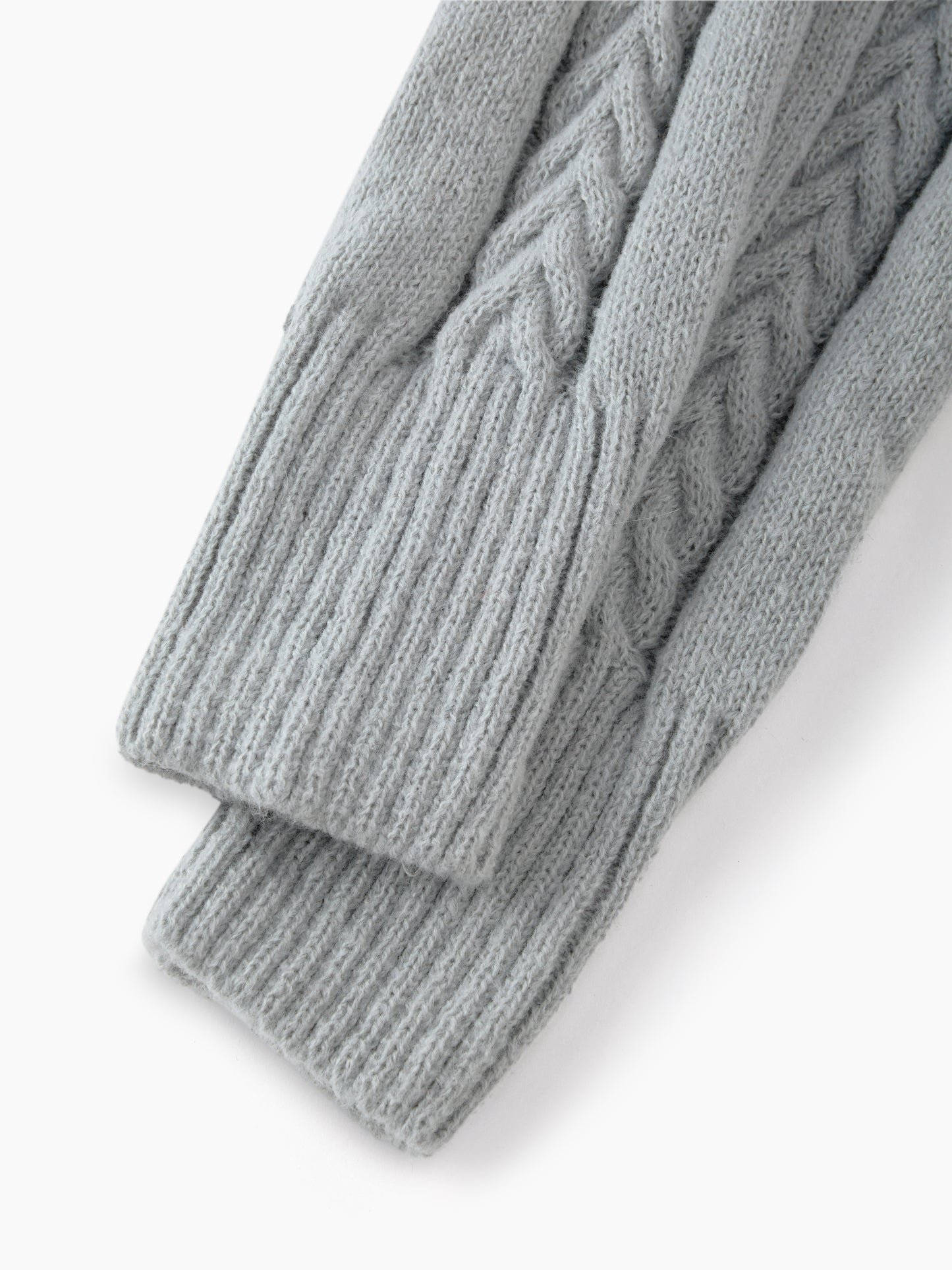 Women's Knit Thick Mohair Knitted Over The Knee Socks – Thick Warm Winter Cable Knit Cozy Boot Socks for Cold Weather