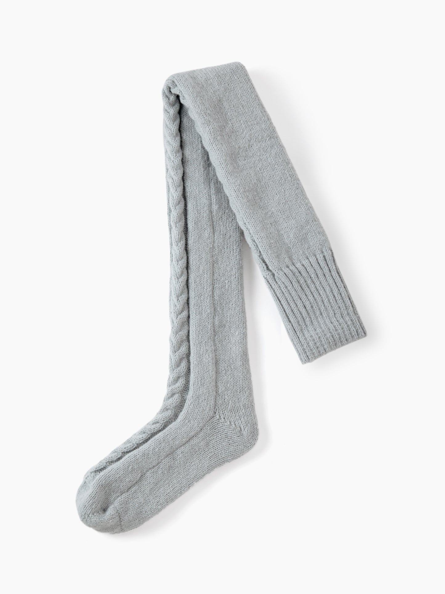 Women's Knit Thick Mohair Knitted Over The Knee Socks – Thick Warm Winter Cable Knit Cozy Boot Socks for Cold Weather