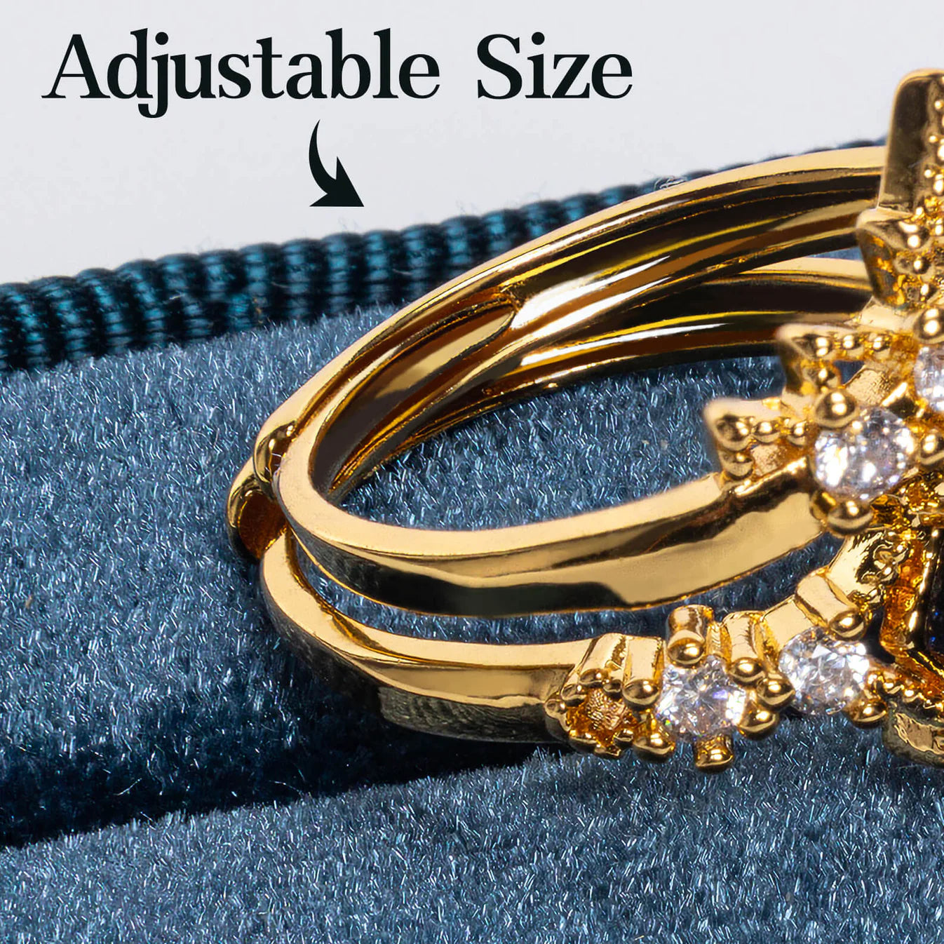 Starlight Adjustable Ring Set