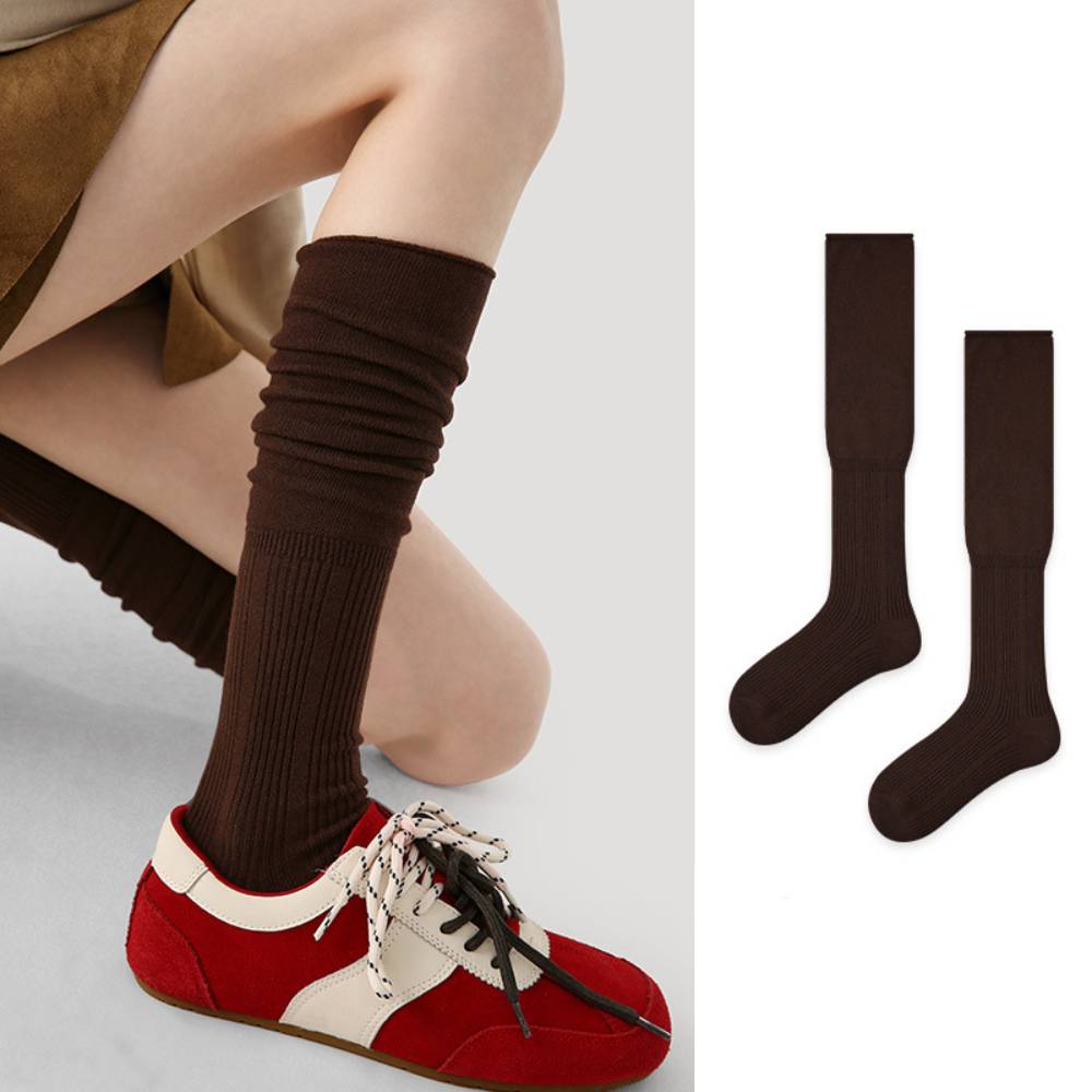 Women's Over the Knee Socks – Soft Stretch Knit Warm Winter Socks for Boots & Everyday Wear