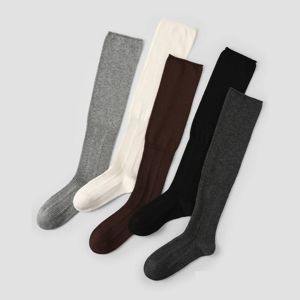 Women's Over the Knee Socks – Soft Stretch Knit Warm Winter Socks for Boots & Everyday Wear