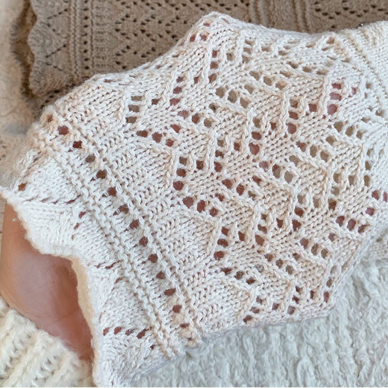 Women’s Knitted Slouch Calf Socks – Vintage Hollow Knit Warm Winter Socks | Soft Cotton Mid-Calf Socks for Boots