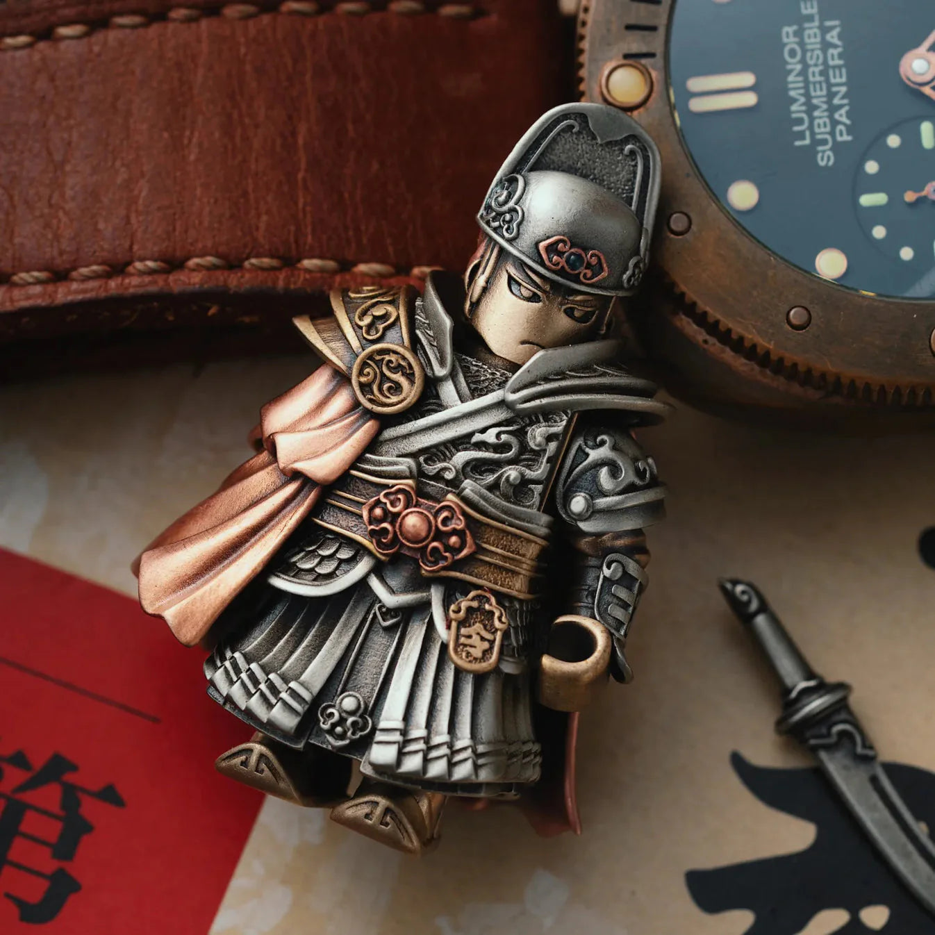 Mini Knight Armor Display Model – Collectible Metal Figurine