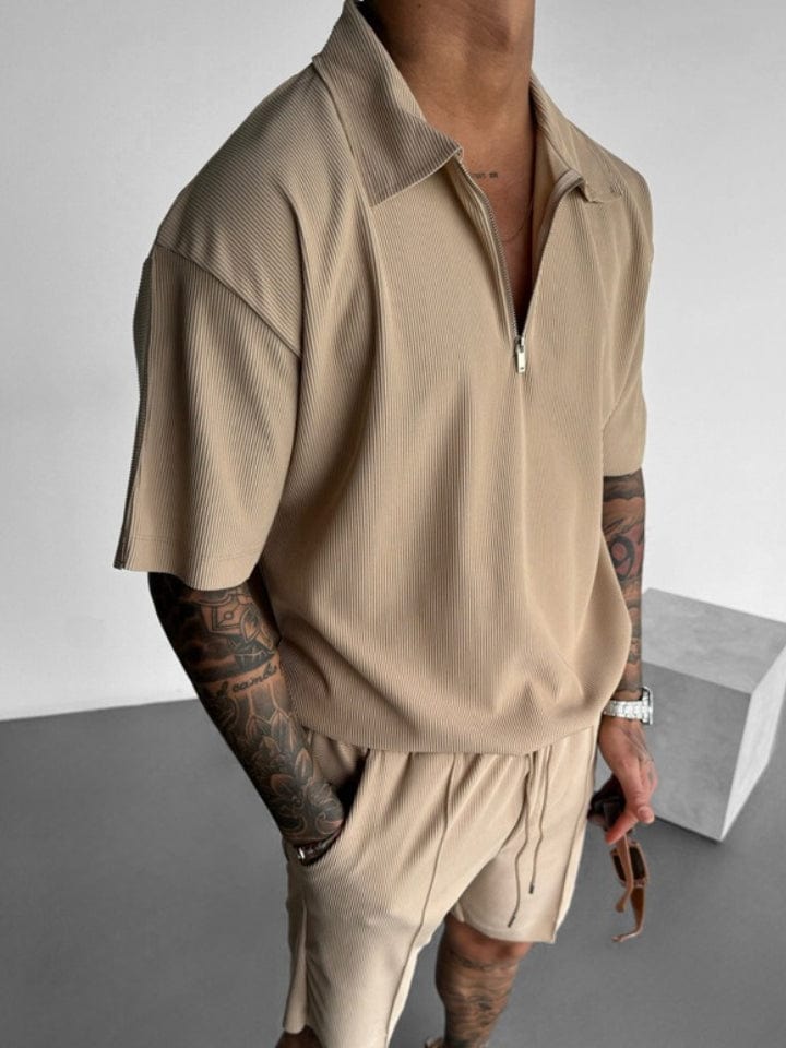 Men's Summer two pieces Tops & Shorts Bottom