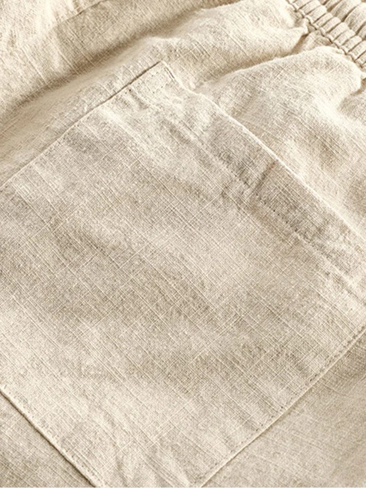 Straight Leg Linen Pants