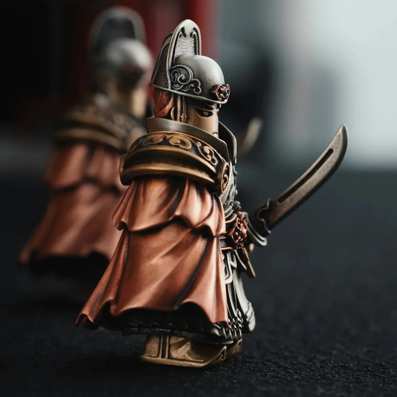 Mini Knight Armor Display Model – Collectible Metal Figurine