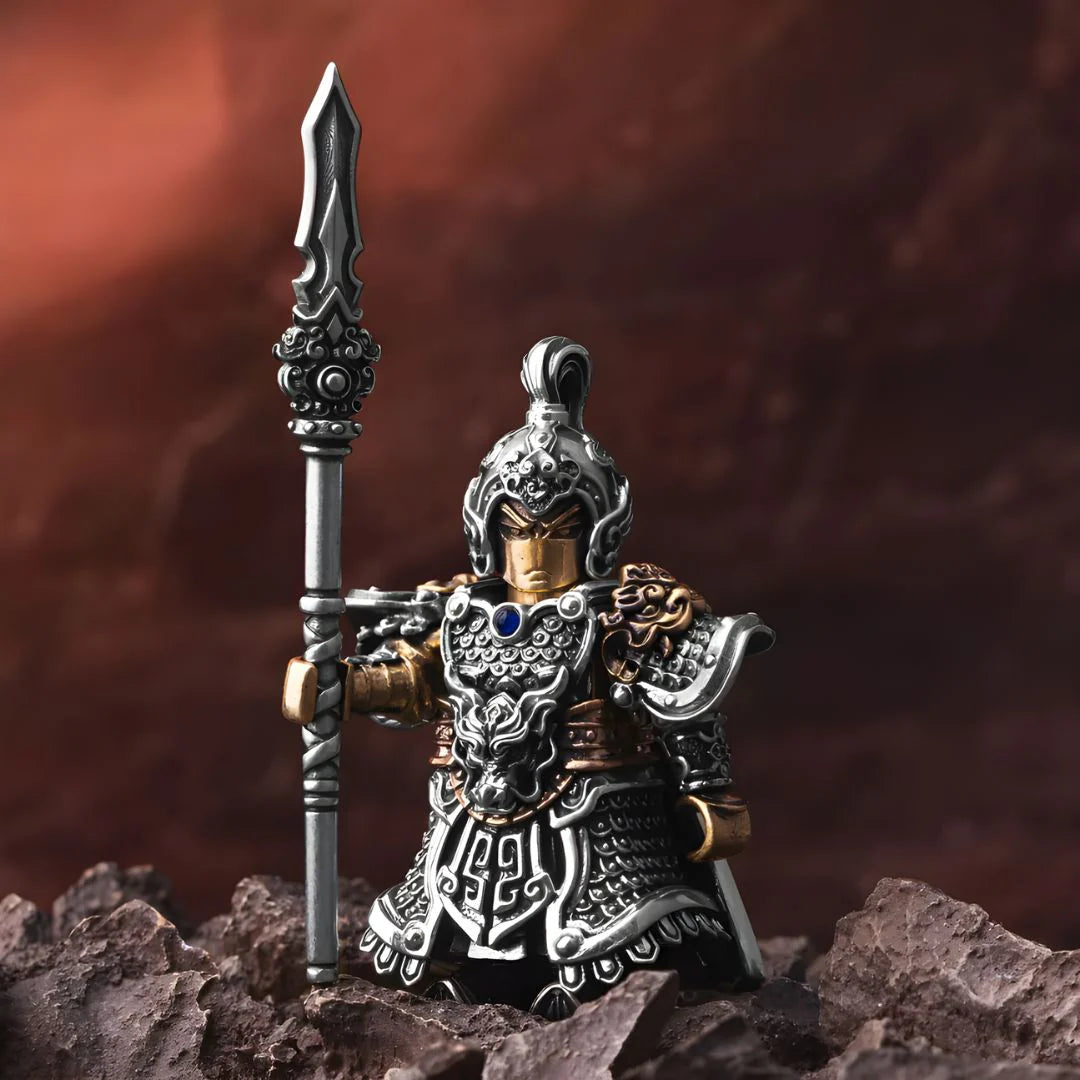 Medieval Fantasy Knight Figurine Collection Set – 3-Piece Armored Miniature Display Statues