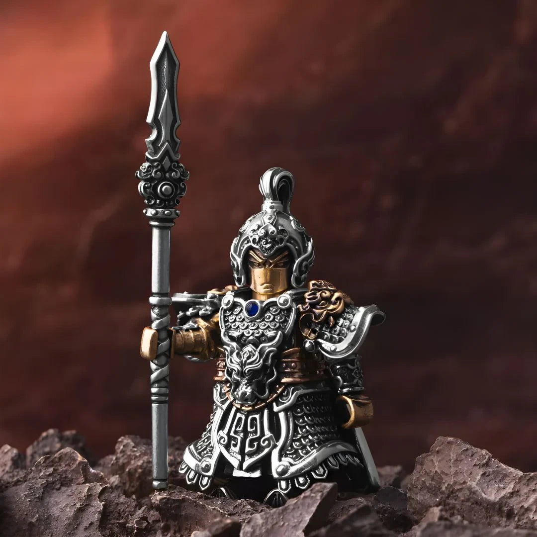 Complete Knight Set- Mini Metal Figurine Collection Set, Magnetic Detachable