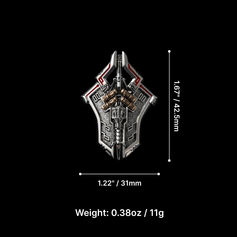 Mech Justicar Magnetic Detachable Medieval Bronze Knight Figurine – Mini Armor Warrior Collectible Statue