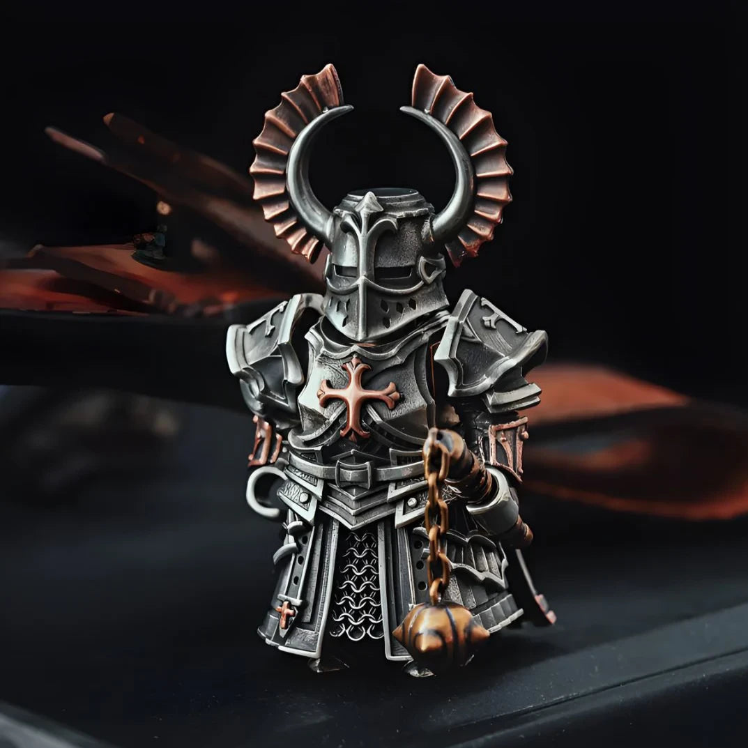 Complete Knight Set- Mini Metal Figurine Collection Set, Magnetic Detachable