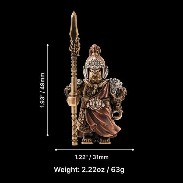 Magnetic Detachable Warrior Figurine Decor – Premium Metal Collectible Statue