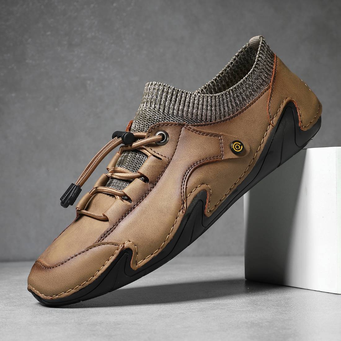 Casual Outdoor Men's Leather Shoes