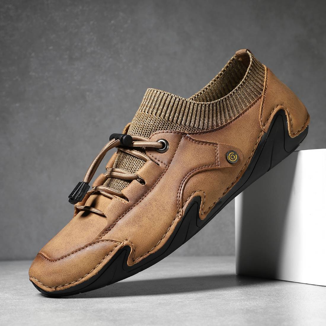 Casual Outdoor Men's Leather Shoes
