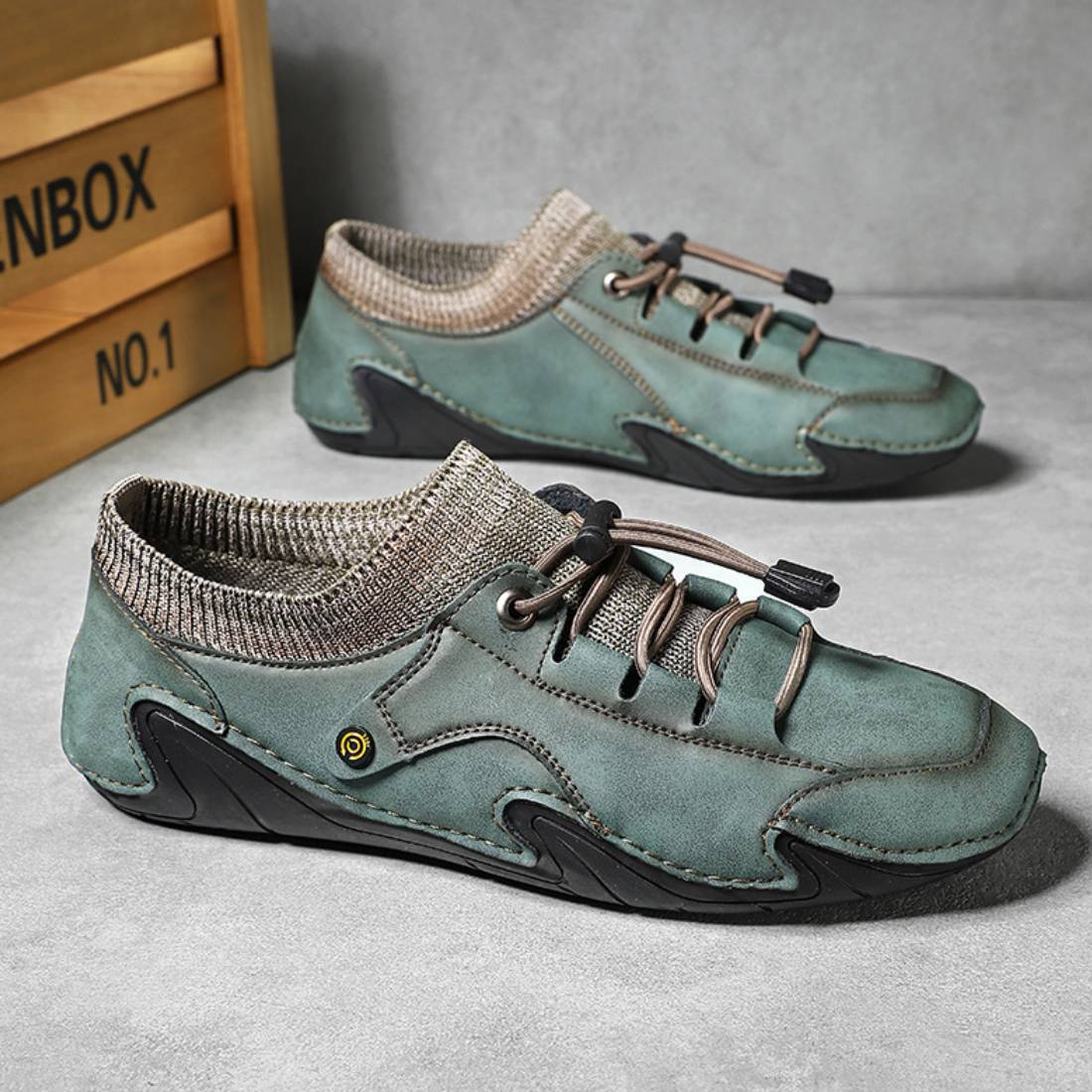 Casual Outdoor Men's Leather Shoes