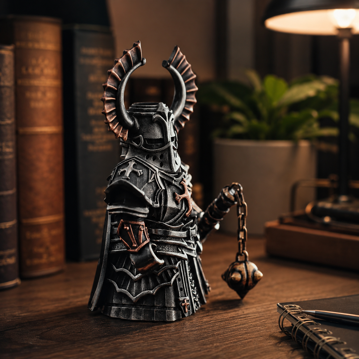 OMYEESE™ Crusader Magnetic Metal Desk Sculpture