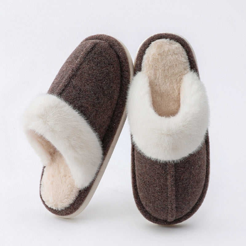 Women Cozy Plush Indoor Slippers – Warm Fleece Lining, Anti-Slip Sole, Comfy Cloud-Like House Shoes for Cold Weather