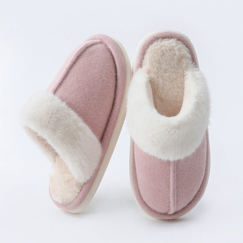 Women Cozy Plush Indoor Slippers – Warm Fleece Lining, Anti-Slip Sole, Comfy Cloud-Like House Shoes for Cold Weather
