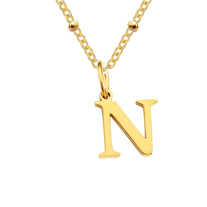 Initial Necklace, Letter Necklace, Gold Necklace, Personalized Name Necklace, Wife Gifts ,Gifts For Mom, Moms Gift, Birthday Gift for her