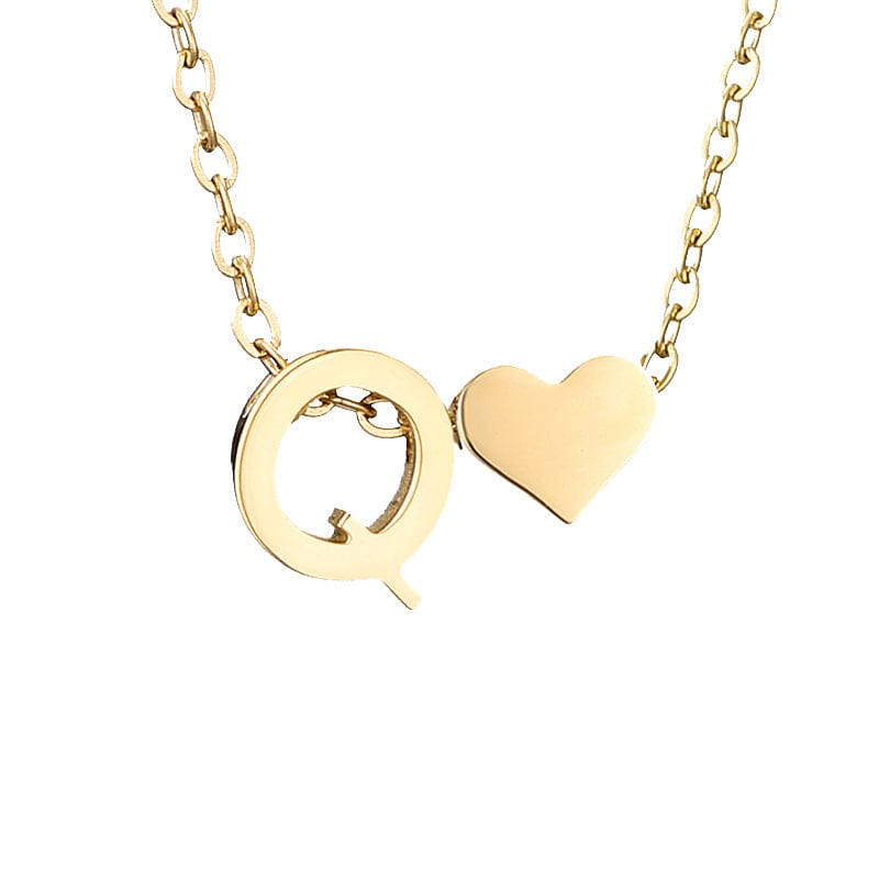 Initial Necklace, Letter Necklace, Gold Necklace, Personalized Name Necklace, Wife Gifts ,Gifts For Mom, Moms Gift, Birthday Gift for her