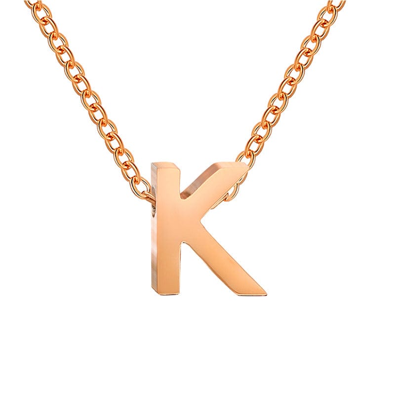 Initial Necklace, Letter Necklace, Gold Necklace, Personalized Name Necklace, Wife Gifts ,Gifts For Mom, Moms Gift, Birthday Gift for her