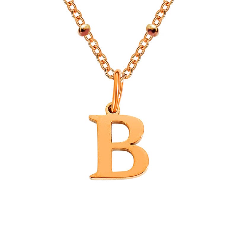 Initial Necklace, Letter Necklace, Gold Necklace, Personalized Name Necklace, Wife Gifts ,Gifts For Mom, Moms Gift, Birthday Gift for her