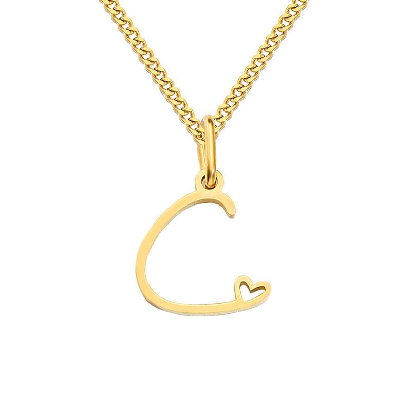 Initial Necklace, Letter Necklace, Gold Necklace, Personalized Name Necklace, Wife Gifts ,Gifts For Mom, Moms Gift, Birthday Gift for her