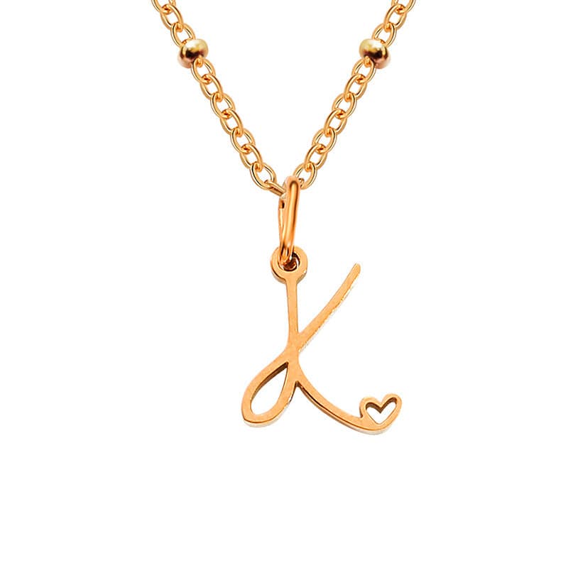 Initial Necklace, Letter Necklace, Gold Necklace, Personalized Name Necklace, Wife Gifts ,Gifts For Mom, Moms Gift, Birthday Gift for her