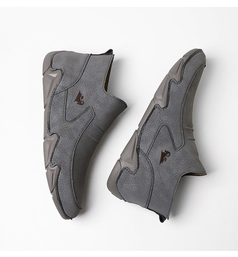 Men's Leather Outdoor Shoes Comfortable, Durable, and Stylish Slip-On Design for All Activities