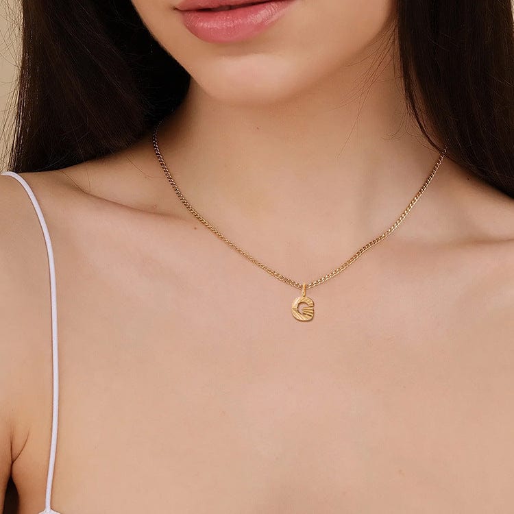 Initial Necklace, Letter Necklace, Gold Necklace, Personalized Name Necklace, Wife Gifts ,Gifts For Mom, Moms Gift, Birthday Gift for her
