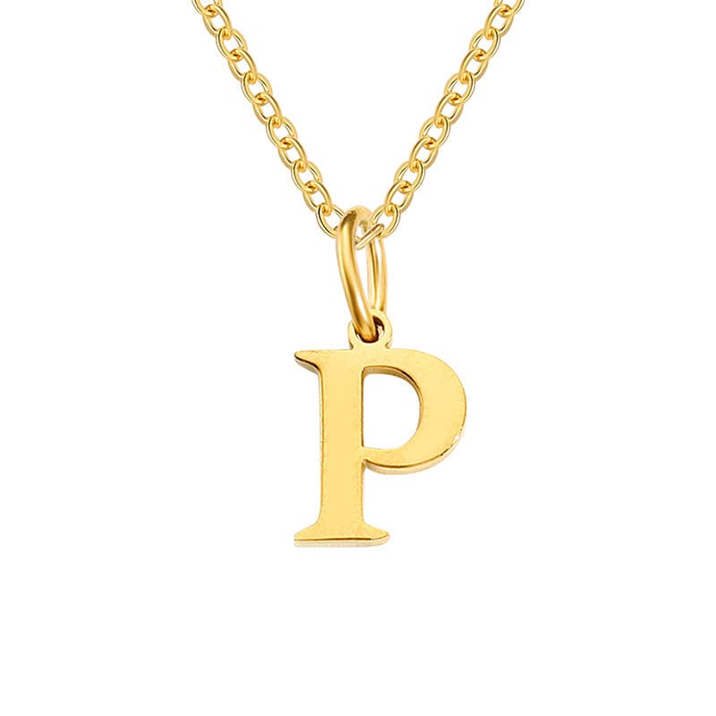 Initial Necklace, Letter Necklace, Gold Necklace, Personalized Name Necklace, Wife Gifts ,Gifts For Mom, Moms Gift, Birthday Gift for her