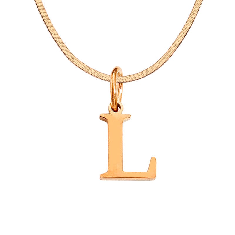 Initial Necklace, Letter Necklace, Gold Necklace, Personalized Name Necklace, Wife Gifts ,Gifts For Mom, Moms Gift, Birthday Gift for her