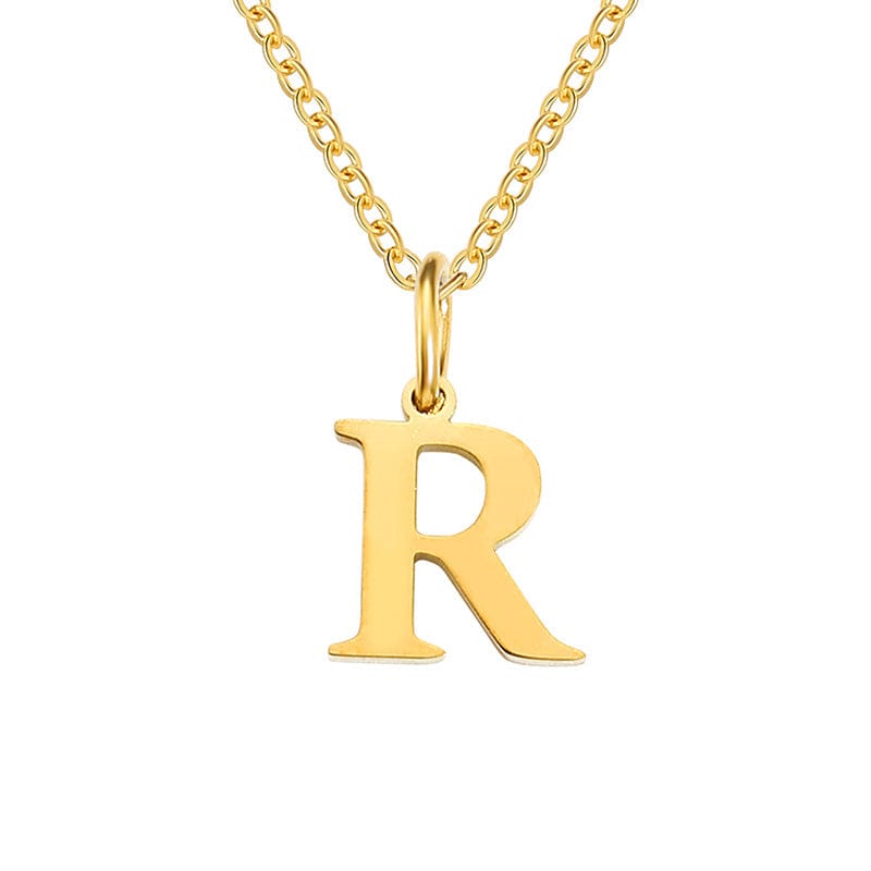 Initial Necklace, Letter Necklace, Gold Necklace, Personalized Name Necklace, Wife Gifts ,Gifts For Mom, Moms Gift, Birthday Gift for her