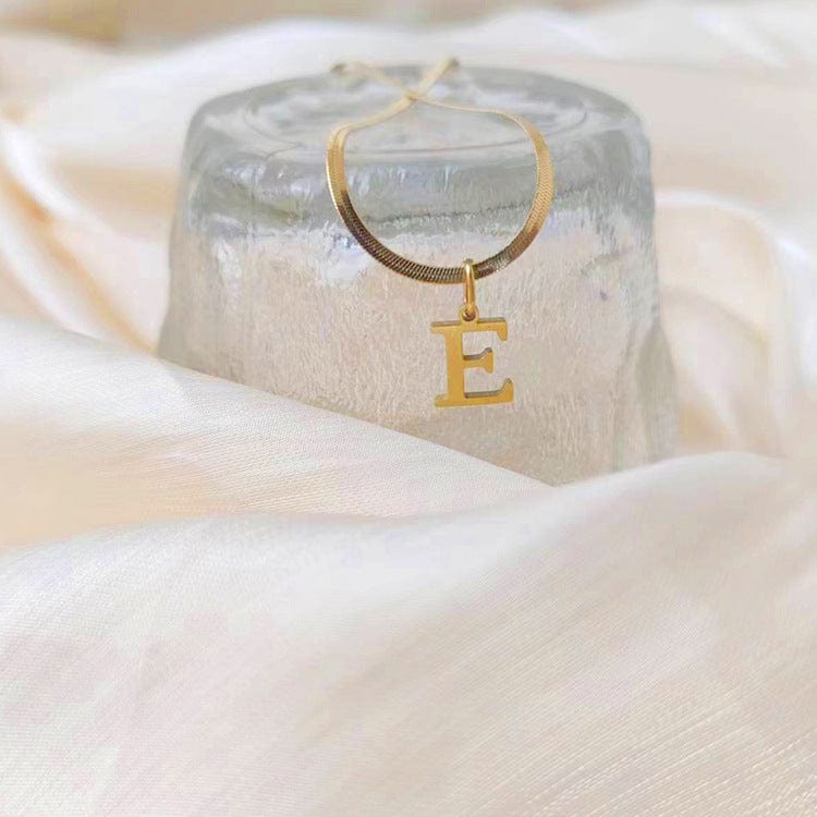 Initial Necklace, Letter Necklace, Gold Necklace, Personalized Name Necklace, Wife Gifts ,Gifts For Mom, Moms Gift, Birthday Gift for her
