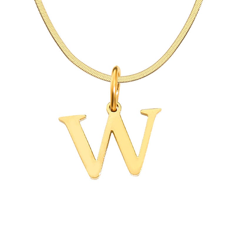 Initial Necklace, Letter Necklace, Gold Necklace, Personalized Name Necklace, Wife Gifts ,Gifts For Mom, Moms Gift, Birthday Gift for her