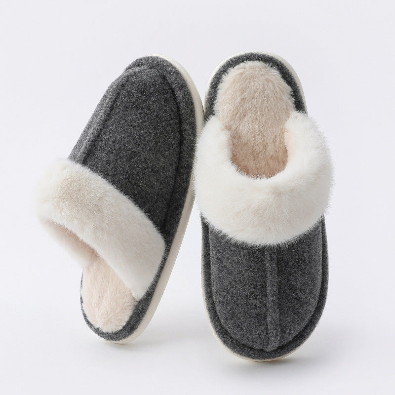 Women Cozy Plush Indoor Slippers – Warm Fleece Lining, Anti-Slip Sole, Comfy Cloud-Like House Shoes for Cold Weather