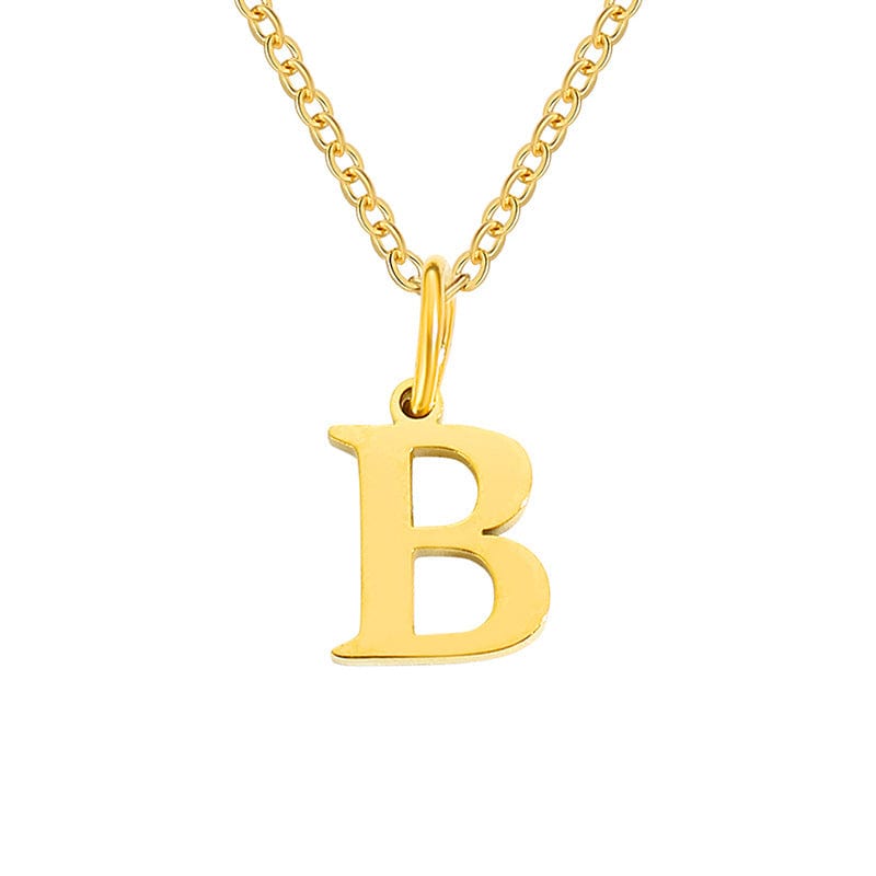 Initial Necklace, Letter Necklace, Gold Necklace, Personalized Name Necklace, Wife Gifts ,Gifts For Mom, Moms Gift, Birthday Gift for her