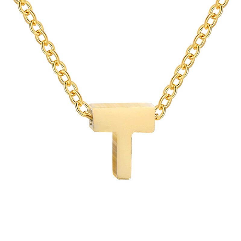 Initial Necklace, Letter Necklace, Gold Necklace, Personalized Name Necklace, Wife Gifts ,Gifts For Mom, Moms Gift, Birthday Gift for her