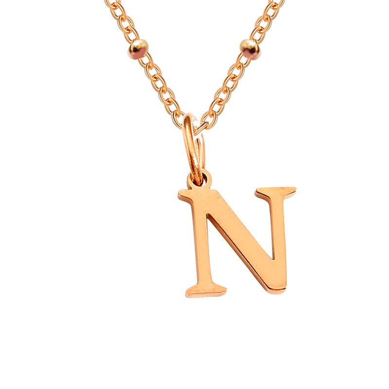 Initial Necklace, Letter Necklace, Gold Necklace, Personalized Name Necklace, Wife Gifts ,Gifts For Mom, Moms Gift, Birthday Gift for her