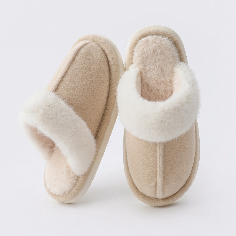 Women Cozy Plush Indoor Slippers – Warm Fleece Lining, Anti-Slip Sole, Comfy Cloud-Like House Shoes for Cold Weather