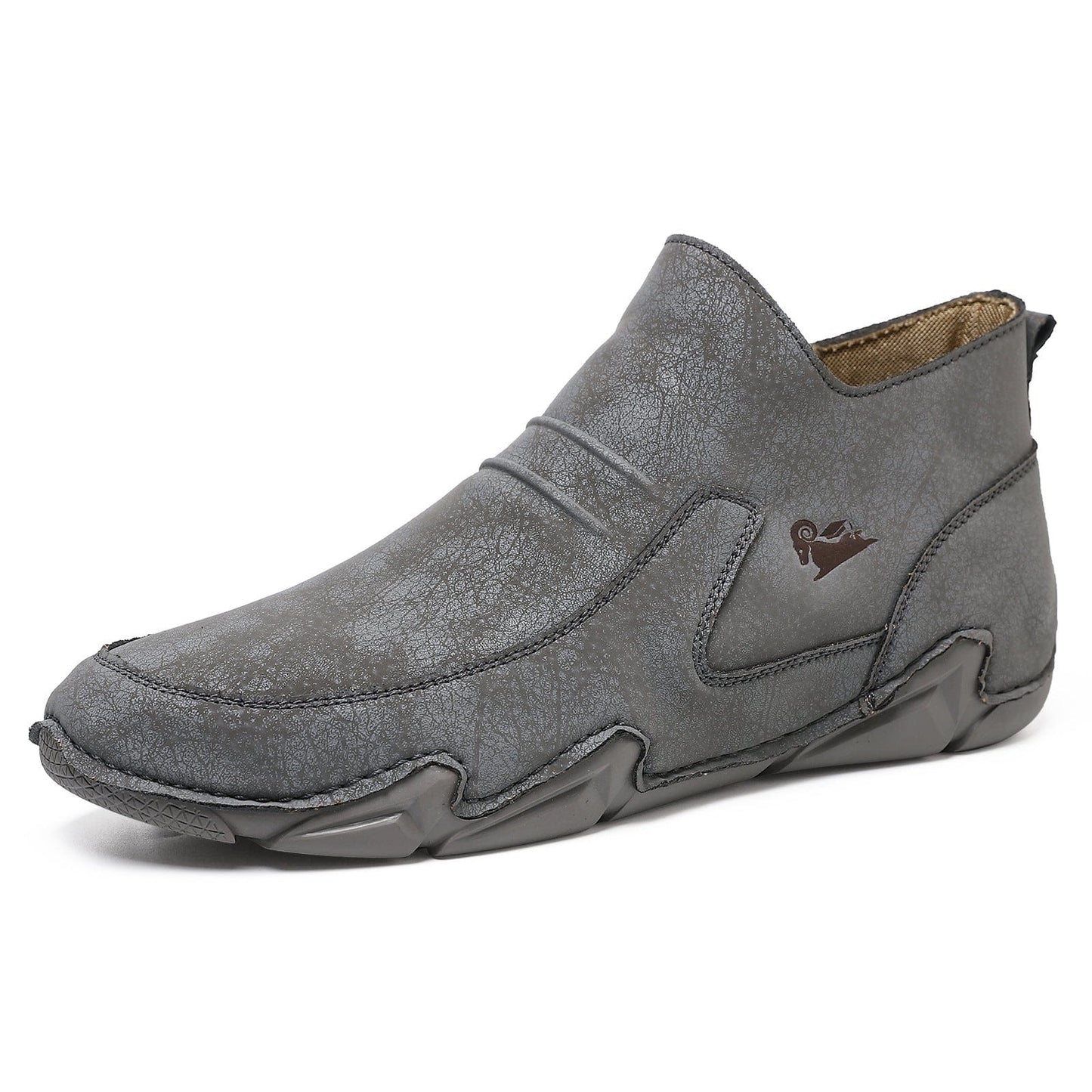 Men's Leather Outdoor Shoes Comfortable, Durable, and Stylish Slip-On Design for All Activities