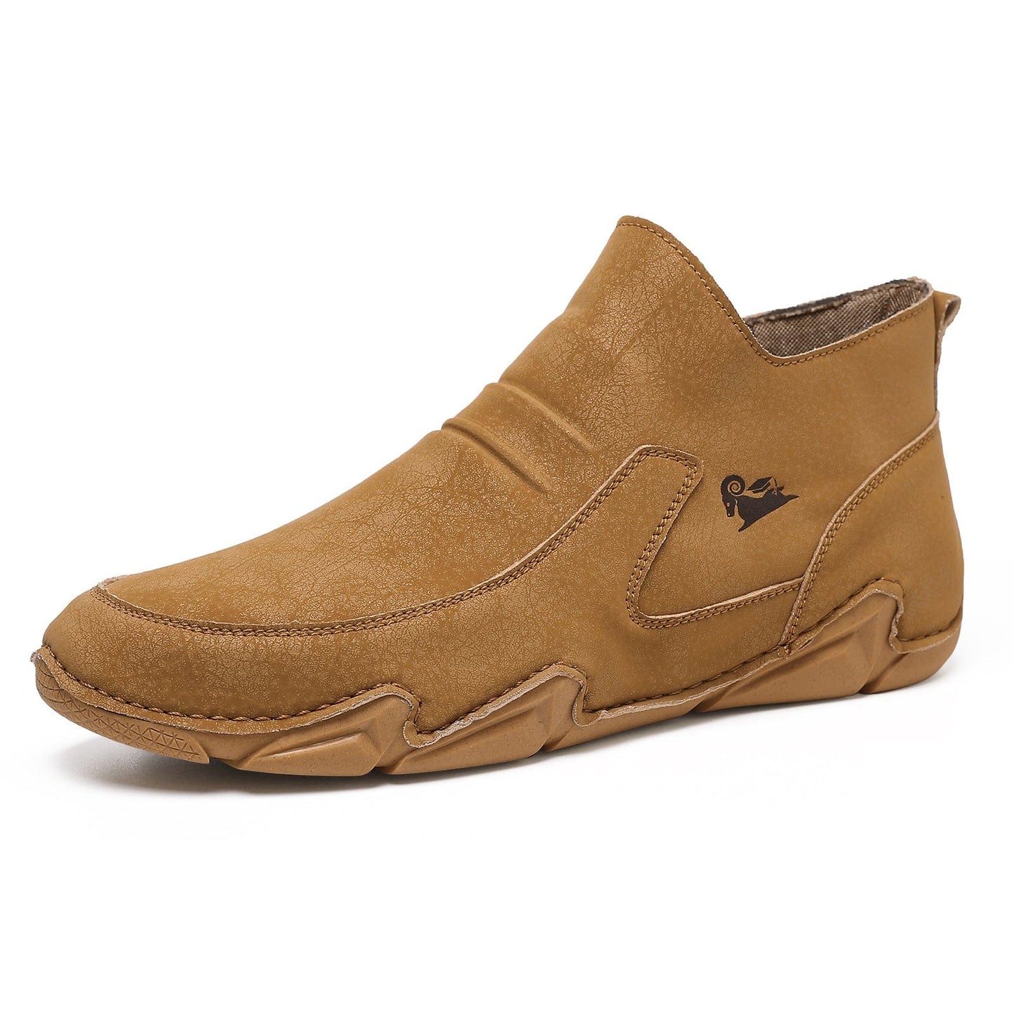 Men's Leather Outdoor Shoes Comfortable, Durable, and Stylish Slip-On Design for All Activities