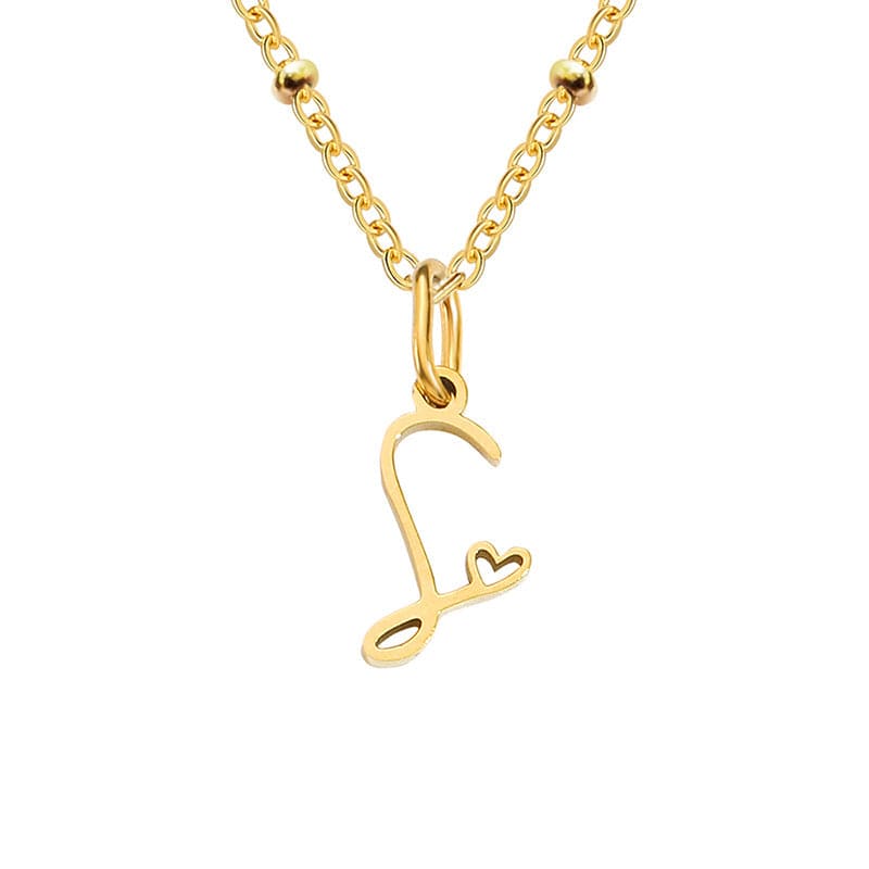 Initial Necklace, Letter Necklace, Gold Necklace, Personalized Name Necklace, Wife Gifts ,Gifts For Mom, Moms Gift, Birthday Gift for her