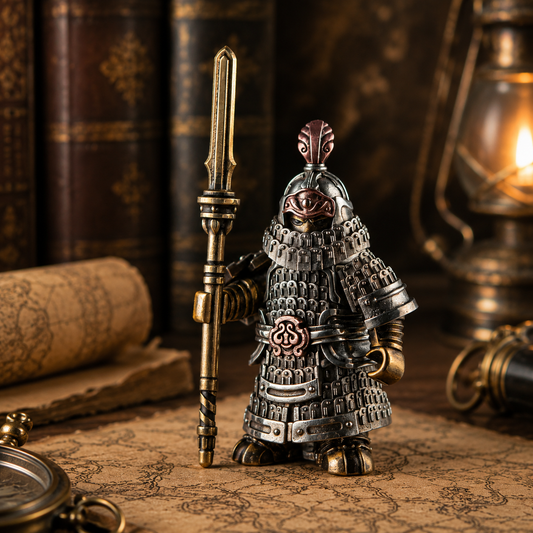 OMYEESE™ Jin Iron Soldier Magnetic Metal Desk Sculpture