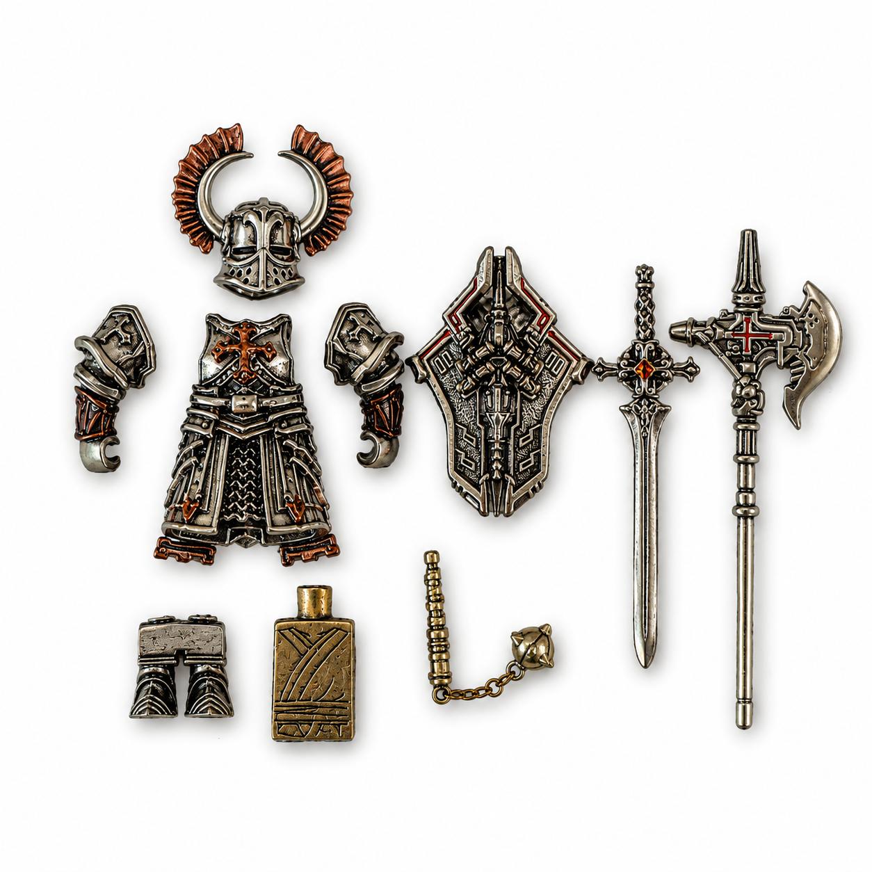 OMYEESE™ Crusader Magnetic Metal Desk Sculpture