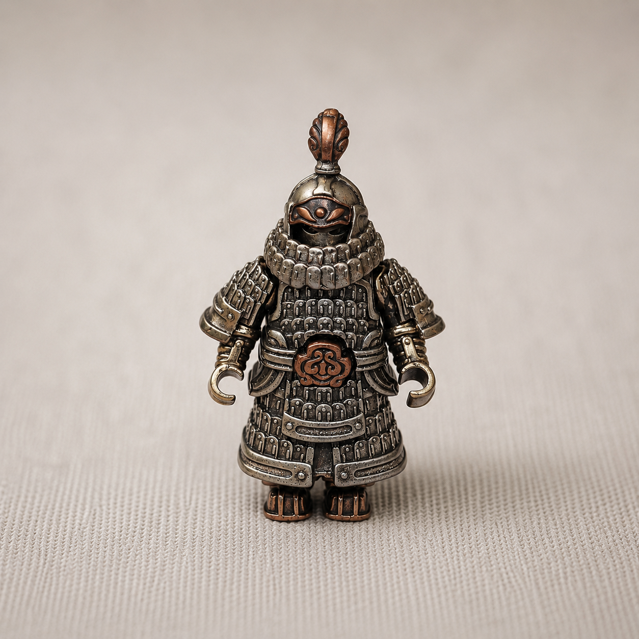 OMYEESE™ Jin Iron Soldier Magnetic Metal Desk Sculpture