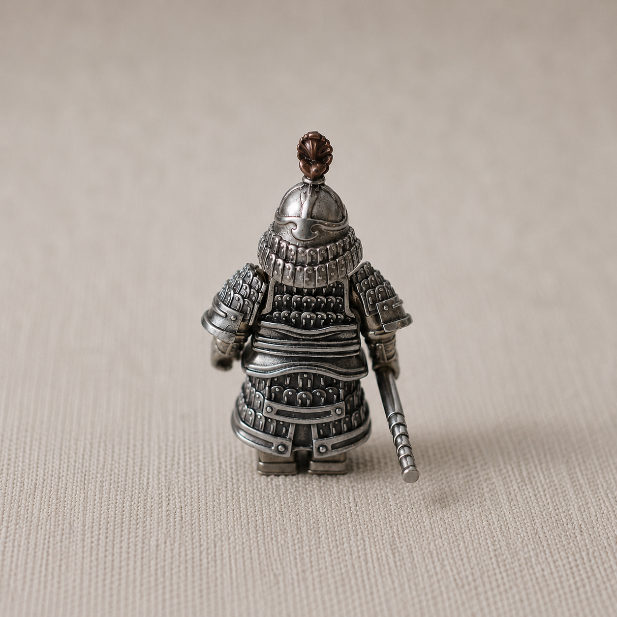 OMYEESE™ Jin Iron Soldier Magnetic Metal Desk Sculpture
