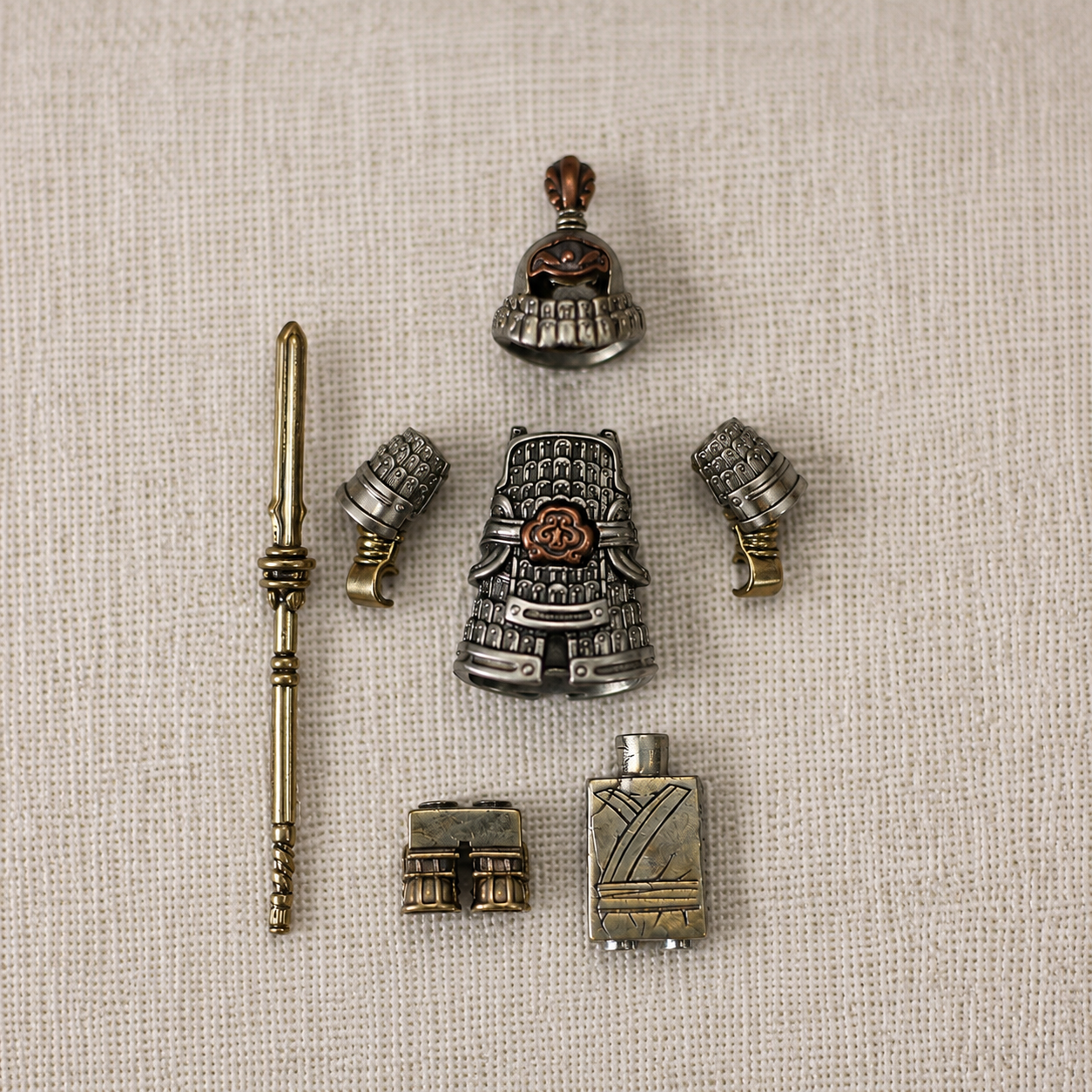OMYEESE™ Jin Iron Soldier Magnetic Metal Desk Sculpture